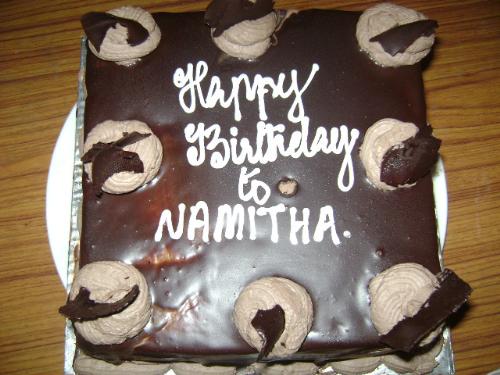 my sis's cake.. i made it - the cake i made for my lovely lil sis