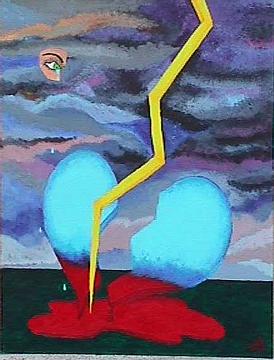 The Heart - Acrylic painting I did after going through a real bad time.