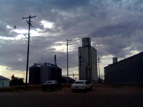 Sunrise at Loomis - Taken outside the business where I worked for three years. This was in the early morning when the sun was just beginning to peek though. Early summer 2006.