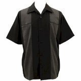 Bowling Shirt - Black, short sleave bowling shirt.