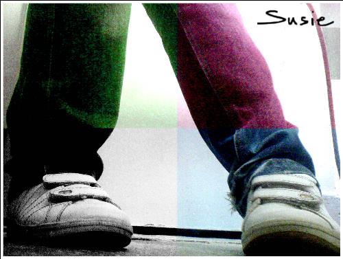 sneakers - I love colors