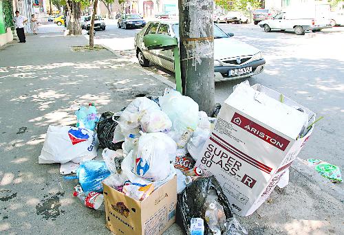 Bucharest's junk - A lot of junk on Bucharest's streets. Bucharest's junk - A lot of junk on Bucharest's streets.