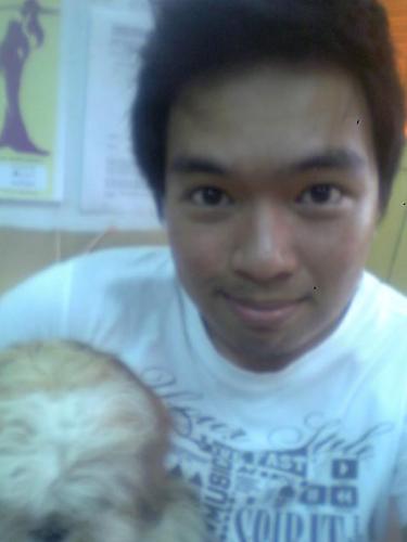 Me. Haha. - With Kimmy the Shih Tzu! :D
