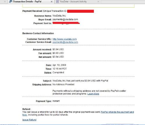 Youdata Payment Proof - I