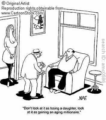 A far side Comic - What ya think of this comic? gaining a Daughter?