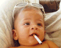 Babs - Good funny photo. This child smoking. :)