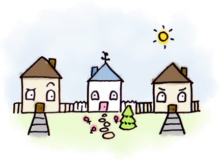 Neighbours - Some neighbour houses.