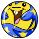 Starry Meerca Ball - This brightly coloured ball will cheer you Neopet up in no time. (uncommon) (toy)