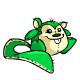 Non-Magical Green Meerca Plushie - You received this non-magical plushie for doing really well on the Meerca Chase game! (ultra rare) (plushie)