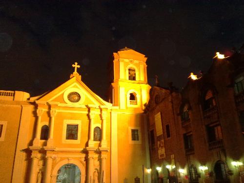 Church - San Agustin Church with energy spirits, ORBS.