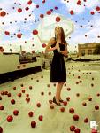 Raining Apple - An apple a day keeps the doctor away.