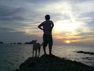 at punta bulata beach - this picture taken during my youngest brother vacatin in our hometown.