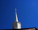 chuch tower - The church tower in the center of town