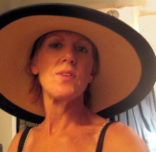Cazz in new hat - I bought this hat in Mexico. It gives a whole new interpretation to Sombrero!
