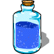 Bottle of Blue Sand - This azure coloured sand comes from the cool northern shores of the island. It is used by natives to dye their clothes.