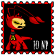 Halloween Aisha Stamp - A great stamp for those that love Halloween and the Aisha species!