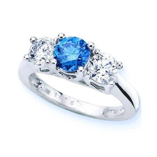 A blue Diamond ring - I love collecting pictures of blue diamonds. I think its the most beautiful diamond there is. One day I'll own a ring with a blue diamond.