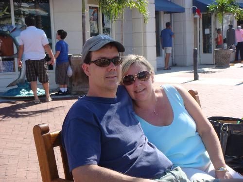Jeff& Lexie in Key West - Making A Living...Living! Chillin with the Mrs. in Key West on a Carnival cruise to the Caribbean with the family in 11/2008. Paid for in full by my home based business company I partnered with!