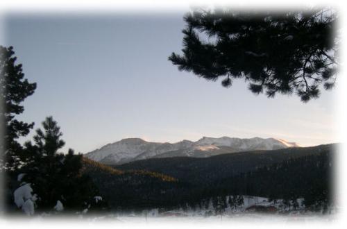 Pikes Peak - Pikes Peak, taken from Woodland Park, Colorado in 2008