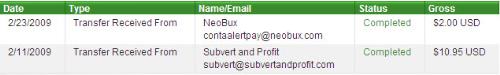 neobux - receive money from neobux thru alertpay