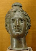Perfume - Etruscan perfume vase shaped like a female head.