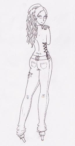 Susie - It's a... girl I drew about 1 year ago... What do you think?