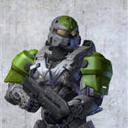 spartan from halo 3 - security sholders/rogue head/hayabusa body