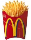 mcdonald's french fries - shows the french fries of mcdonald's