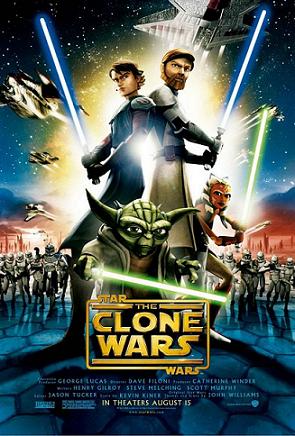 Star Wars: The Clone Wars (2008) - Movie poster for the Star Wars: The Clone Wars movie, which jumpstarted the TV show of the same nature. 