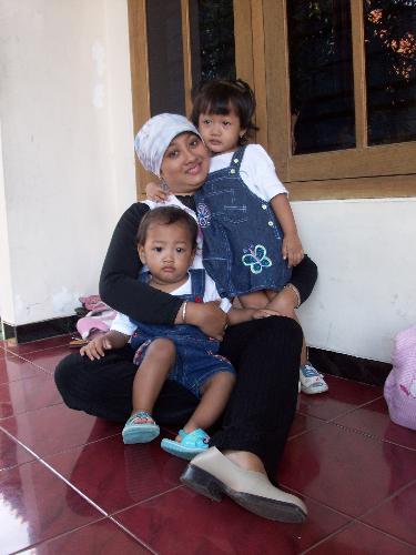 My Wife with my child - I have two children. The first is a girl name Jasmine and the second a boy name Ammar. They just a little age different. Jasmine on May will 3 years old and Ammar on August will 2 years old. They are nice and funny child.