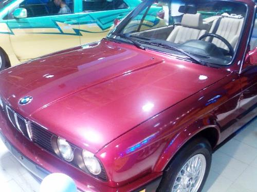 Cars - Old BMW polished and cleaned for showing off.