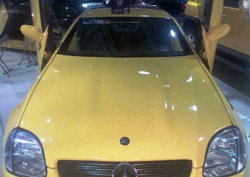 Cars - Yellow Mercedes