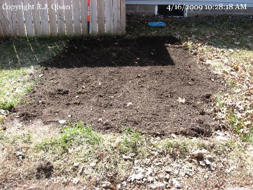 Newest garden bed - One of 2 areas I've added this year to my garden. Newest garden bed - One of 2 areas I've added this year to my garden.