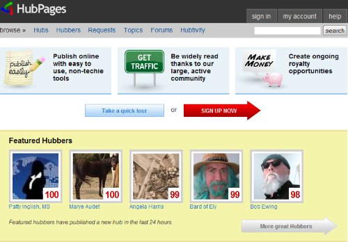 Hub pages - Hube pages .Earn money