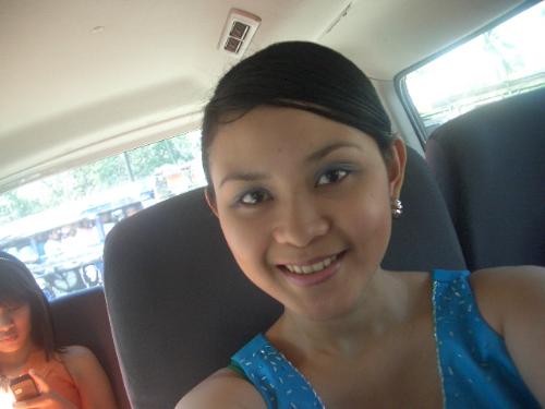 With make-up on! - Glamorous!
