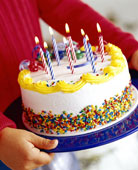 Birthday - Birthday Cake with Candles
