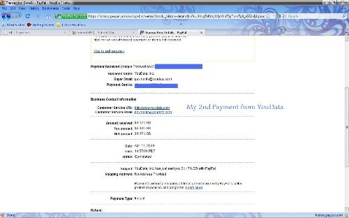 2nd Payment from Youdata - They really pay!