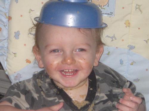 So cute - This is my youngest son Caleb. He will be 2 in July.