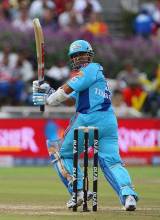 sachin playing for mumbai indians - the master blaster scored a classy 59 in the ipl opener.