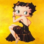 betty boop - this my familes favorite character.