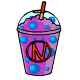 Grapity Slushie - These grapes are so excited about being in a Grapity Slush...they are just waiting to jump out into your stomach! (slushie) (food item)