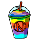 Rainborific Slushie - The essence of a rainbow condensed and then combined with crushed ice!
