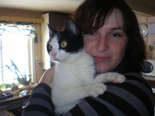Me - This is me and one random cat.