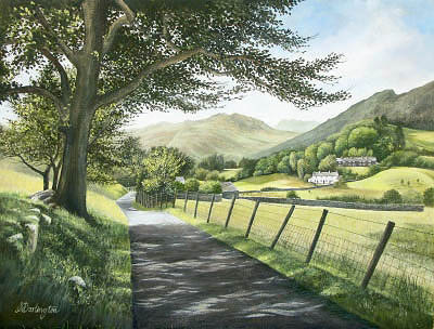 painting and landscaped art so nice  -  stephen darlington began his career as an art and pottery teacher on the wirral merseyside he was born in worsley lancashire and moved to the isle of wight in 1998 he now lives in ventnor on the south cost of the island and does a misture of graphic design adult teaching and freelance art work     stephen paints mainly landscape birds and wildlife though has also done many portraits  and pen drawings on this picture u can see his work done in a variety of painting and drawing media commissions are welcome in all subjects including portraiture and pets