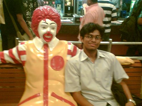 Thats me with mr. McD... - A recent pic of mine...