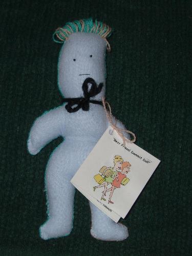 Handsewn Dammit Doll - I create these wonderful handsewn stress relievers. They are 9' dolls that you can beat up when you are frustrated.