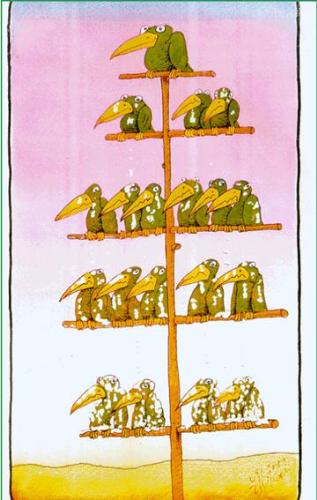 Perfect Organizational Structure - The East way to describe Organizational Structure without speaking out a word!!!