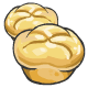 Hot Crossed Buns - A food item that you can feed to your pet or sell in your shop. they are usually lower priced at the beginning of the month when people redeem their monthly freebie pack.