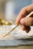 Pen - Writing with quill pen