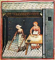 Pasta - The works of the 2nd century AD Greek physician Galen mention itrion, homogeneous compounds made up of flour and water.The Jerusalem Talmud records that itrium, a kind of boiled dough, was common in the historic Land of Israel from the 3rd to 5th centuries AD.But these references are vague and simply speculate on a possible connection to modern pasta. Lasagne  A dictionary compiled by the 9th century Syrian physician and lexicographer Isho bar Ali defines itriyya as string-like shapes made of semolina and dried before cooking, probable evidence of Arab influence on the ancestor to modern-day dried pasta. One form of itrion with a long history is laganum (plural lagana), which in Latin refers to a thin sheet of dough.  The Chinese were eating noodles made of millet as long ago as 2000 BC. This was confirmed by the discovery of a well-preserved bowl of millet noodles over 4000 years old. However, durum wheat was not known in China until later times. The familiar legend of Marco Polo importing pasta from China was born in the USA on the Macaroni Journal (published by an association of food industries with the goal of promoting the use of pasta in the USA). Marco Polo describes a food similar to 'lagana' in his Travels, but he uses a term with which he was already familiar. Durum wheat, and thus pasta as it is known today, was introduced by Arabs during their conquest of Sicily according to the newsletter of the National Macaroni Manufacturers Association.  In the 1st century BC writings of Horace, lagana were fine sheets of dough which were fried and were an everyday food.Writing in the 2nd century Athenaeus of Naucratis provides a recipe for lagana which he attributes to the 1st century Chrysippus of Tyana: sheets of dough made of wheat flour and the juice of crushed lettuce, then flavored with spices and deep-fried in oil.An early 5th century cookbook describes a dish called lagana that consisted of layers of dough with meat stuffing, a possible ancestor of modern-day Lasagna.But the method of cooking these sheets of dough do not correspond to our modern definition of either a fresh or dry pasta product. The first concrete information concerning pasta products in Italy dates from the thirteenth or fourteenth century.The question of Pasta's origin continues to evoke speculation. The name (?a???a, lagána) survives in modern-day Greece to denote an unleavened, flat bread eaten during the Great Lent.The term 'lagana' is also used in the Southern region of Calabria, where it indicates a flat noodle.